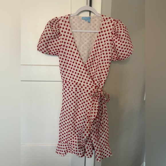 Draper James Red and White Floral dress - Picture 4 of 6